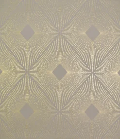 York/AV NW3590 Harlowe Khaki/Gold Wallpaper