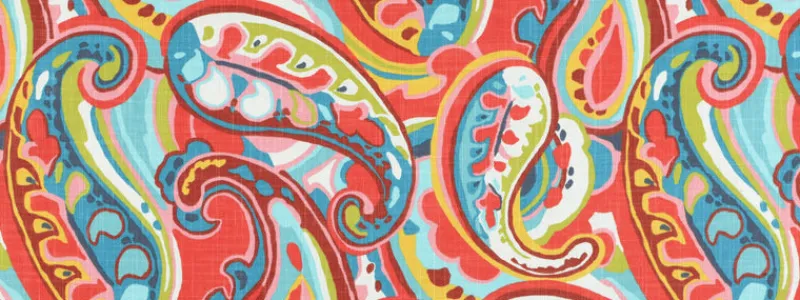 Covington Paisley Park 332 Fiesta Fabric