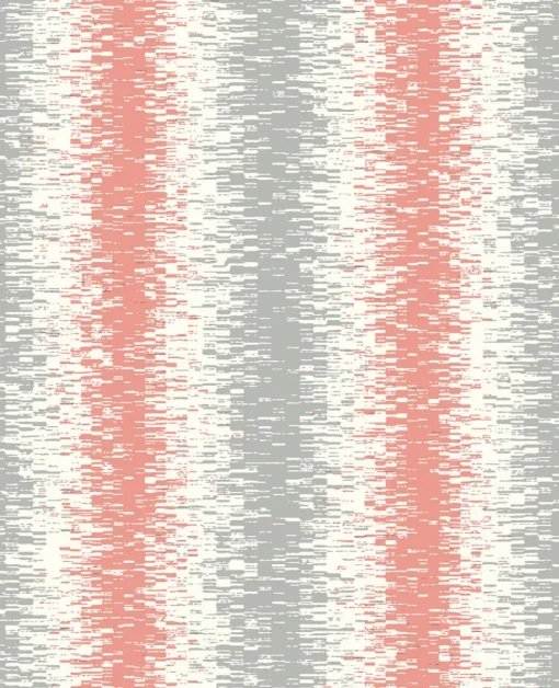 Brewster/ASP Quake Coral Abstract Stripe Wallpaper