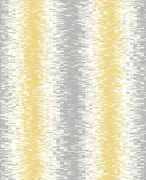 Brewster/ASP Quake Yellow Abstract Stripe Wallpaper