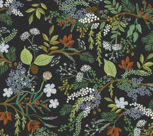 York RI5166 Black Juniper Forest Wallpaper