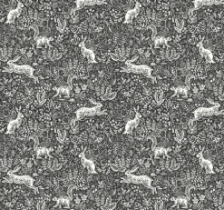 York RI5105 Black/White Fable Wallpaper