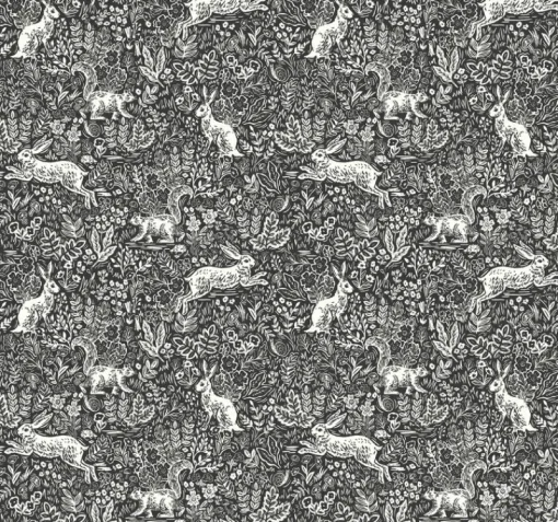 York RI5105 Black/White Fable Wallpaper