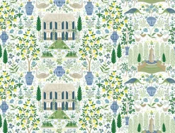York RI5109 Blue/Green Camont Wallpaper