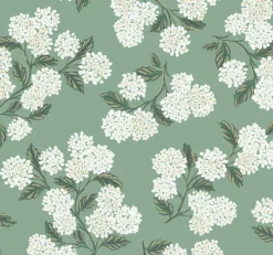 York RI5145 Jade Hydrangea Wallpaper
