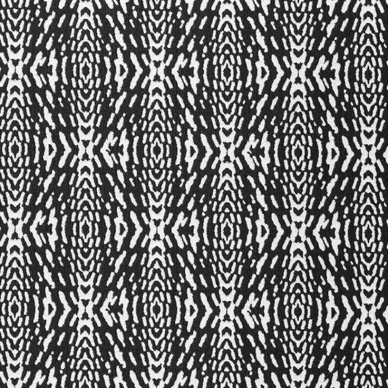 Covington Riff 916 Ebony Ivory Outdoor Fabric