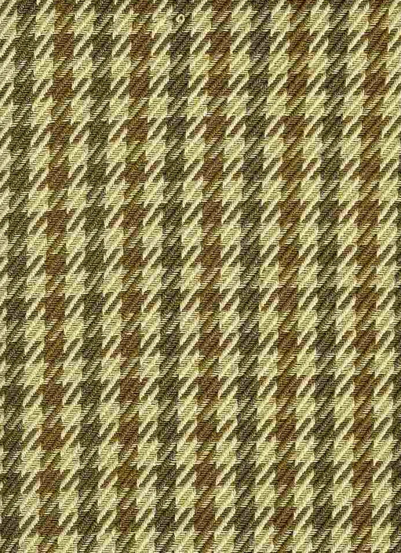 Laura Kiran Rothchild Twill Check Khaki Fabric