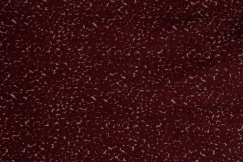 Europatex Safari Leopard Burgundy Fabric
