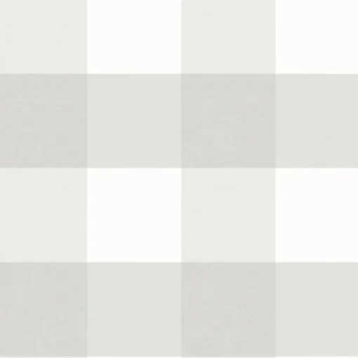 Brewster Selah Light Grey Gingham Wallpaper