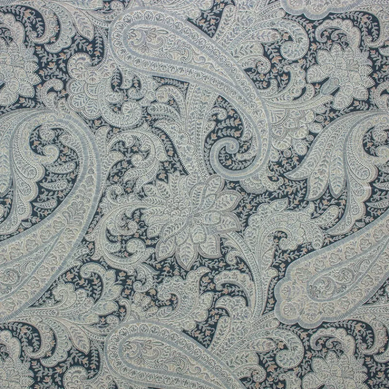 Richloom Shawl Indigo Fabric
