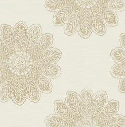 Brewster/ASP Sol Light Brown Medallion Wallpaper