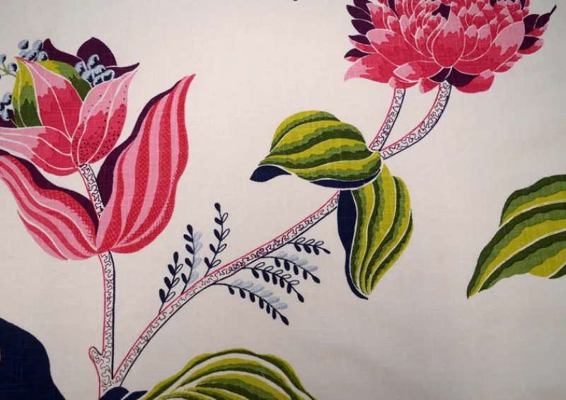 Stock/Covington Sylvie Fuchsia Covington Fabric