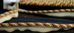 Stock/Trimland 1009T 8870 Red Gold Green Lip Cord Trim