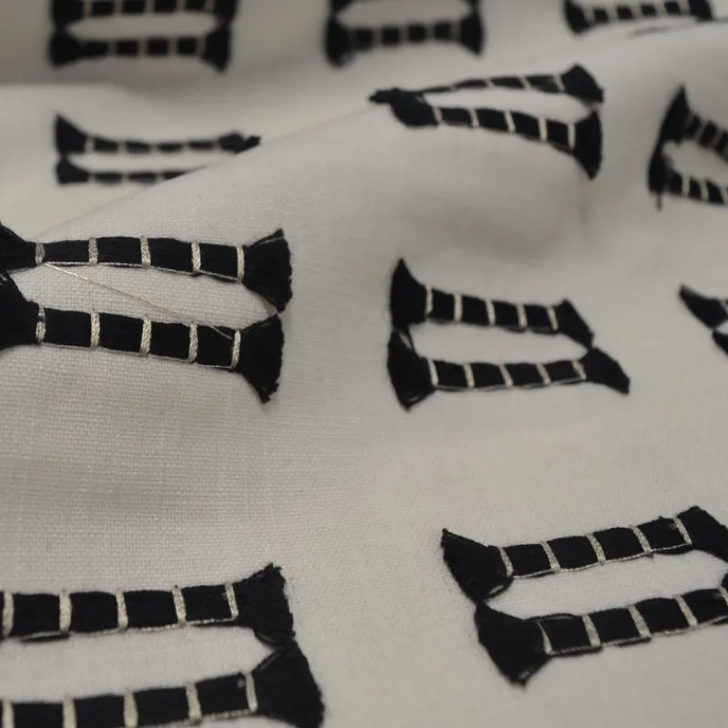 Stock/PKaufmann_inc/PKL Tassel EMB Tuxedo Waverly Fabric