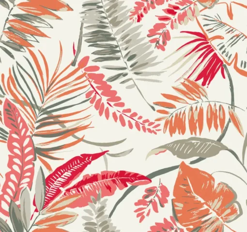 York TC2627 Coral Beige Tropical Toss Wallpaper