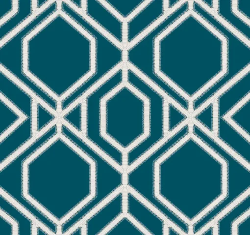 York TC2633 Navy Sawgrass Trellis Wallpaper