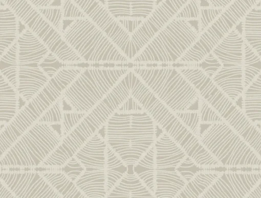 York TC2703 Taupe Diamond Macrame Wallpaper