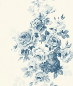 York Tea Rose Blue Magnolia Home Vol. II Wallpaper