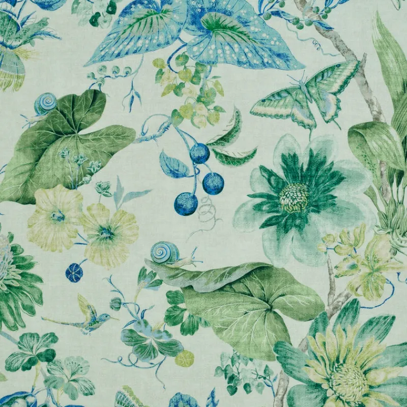 PKaufmann_inc/PK Tropical Pavilion Jungle Green P/Kaufmann Fabric