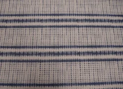 Stock/Crypton Mills Ume Indigo Crypton Geometric Ikat Stripe Fabric