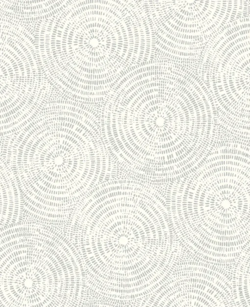Brewster/ASP Vatten Grey Shibori Wallpaper