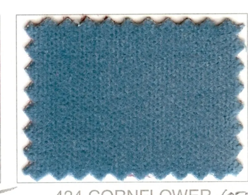 JB Martin Velvet Upholstery Fabric Como 434 Cornflower