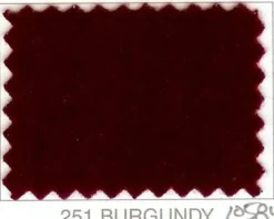 JB Martin Velvet Upholstery Fabric Como 251 Burgundy