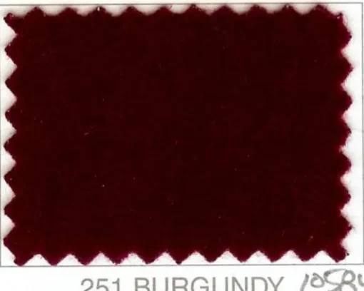 JB Martin Velvet Upholstery Fabric Como 251 Burgundy