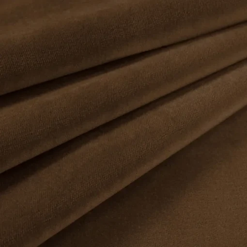 JB Martin Velvet Upholstery Fabric Como 676 Tobacco
