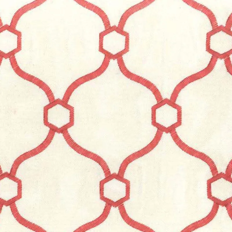 Stock/Regal Vera Coral Regal Fabric