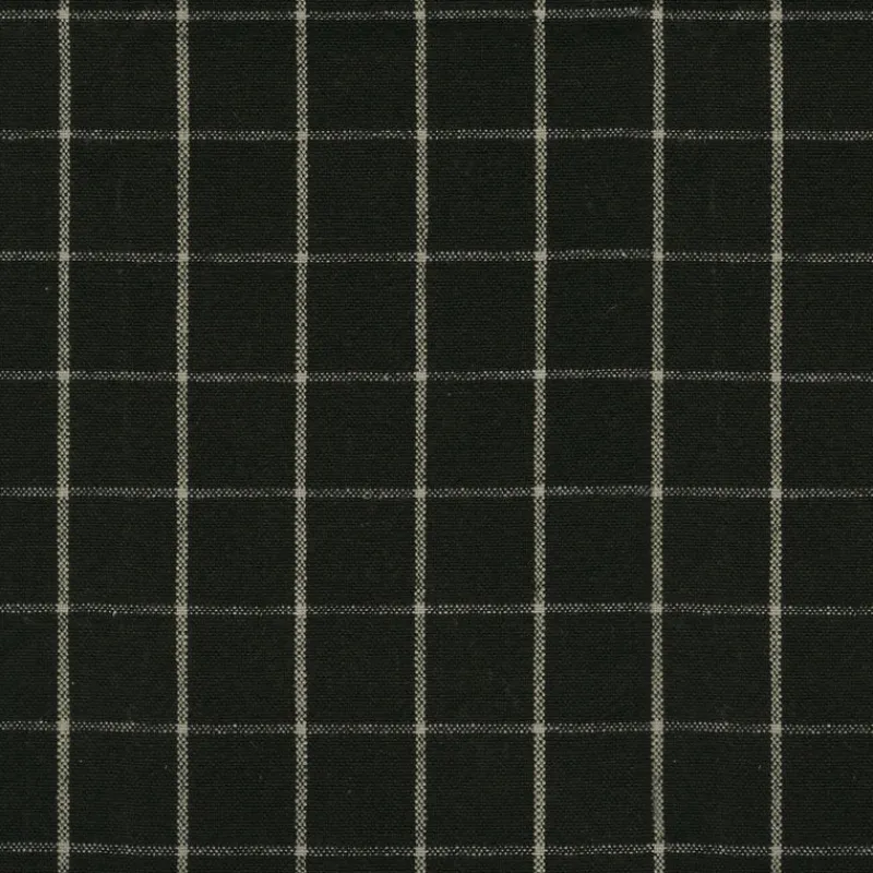 PKaufmann_inc/PKL Weston Grid 408884 Onyx PKL Studio Fabric