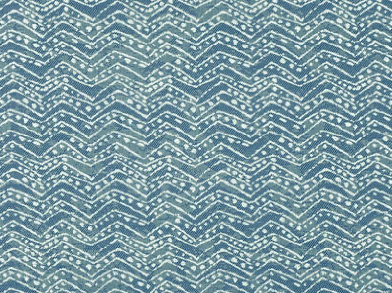Covington Ziggy Batik Blue Fabric