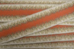 Stock/Classical Elements ZN207A 386 Orange Tan Taupe Classical Elements 2.5 inch Tape Trim